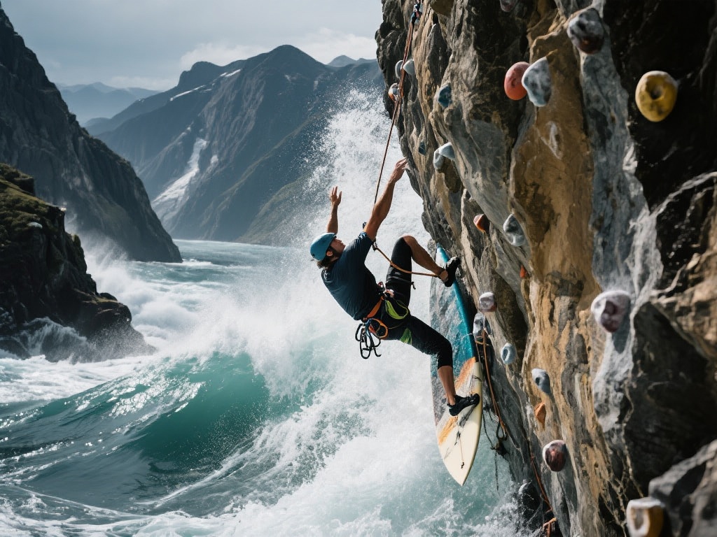 在极限体育的世界里，每一次尝试都是一次对未知的探索