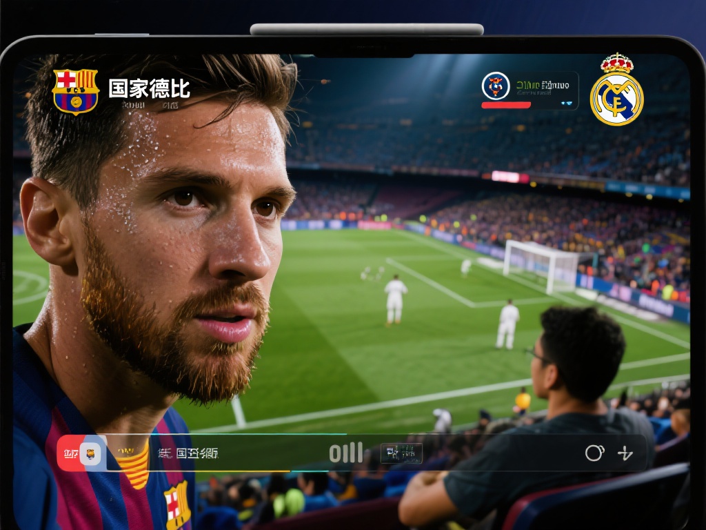 以最近的一场足球赛事为例，某用户通过平台观看了巴塞